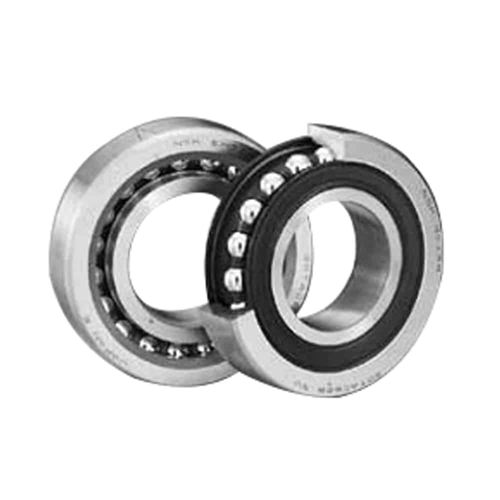 Angular contact steel ball bearing with seal